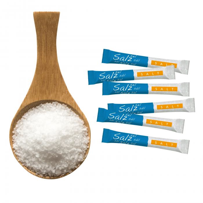 Salzstick Hellma 1g, Speisesalz aus Deutschland